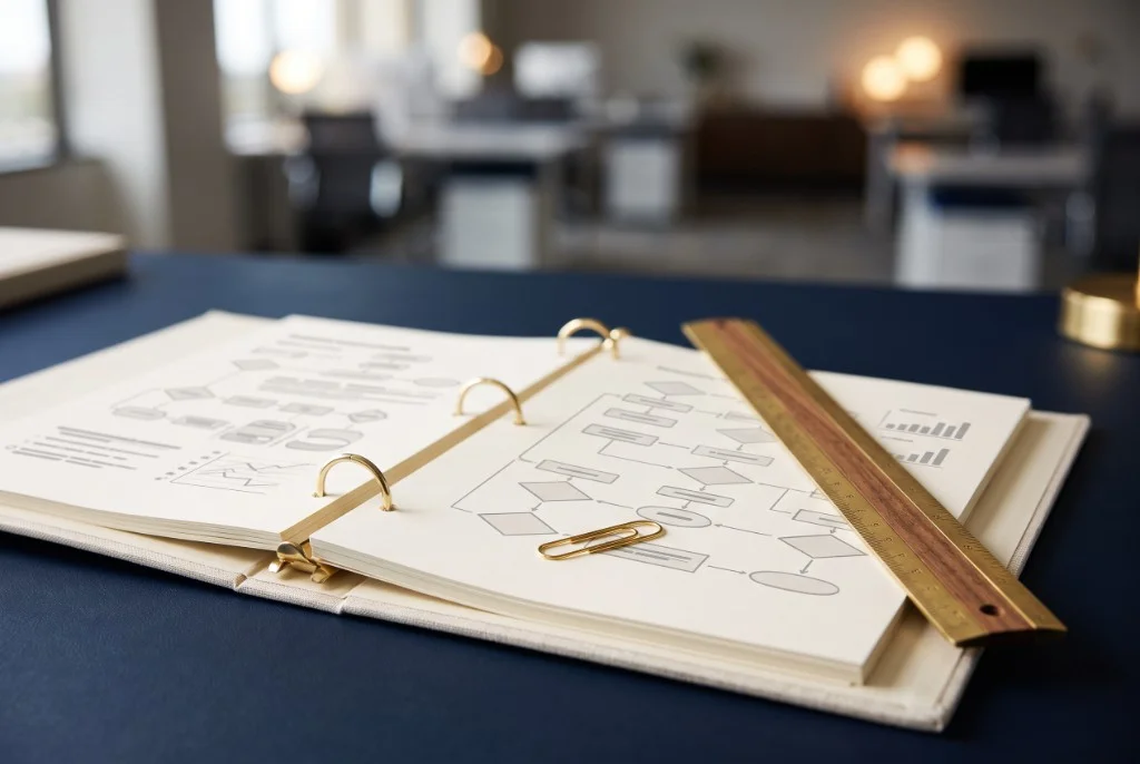 Open business process procedure binder used for Hull Software SAP documentation